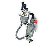 Карбюратор ГАЗ Бензин генератора 2 3 кВт газовий редуктор LPG зріджений газ, фото 5