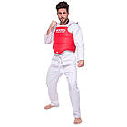 Захист корпусу та ключиці двосторонній жилет для єдиноборств Mooto 5095 розмір M зріст 140 см, фото 10