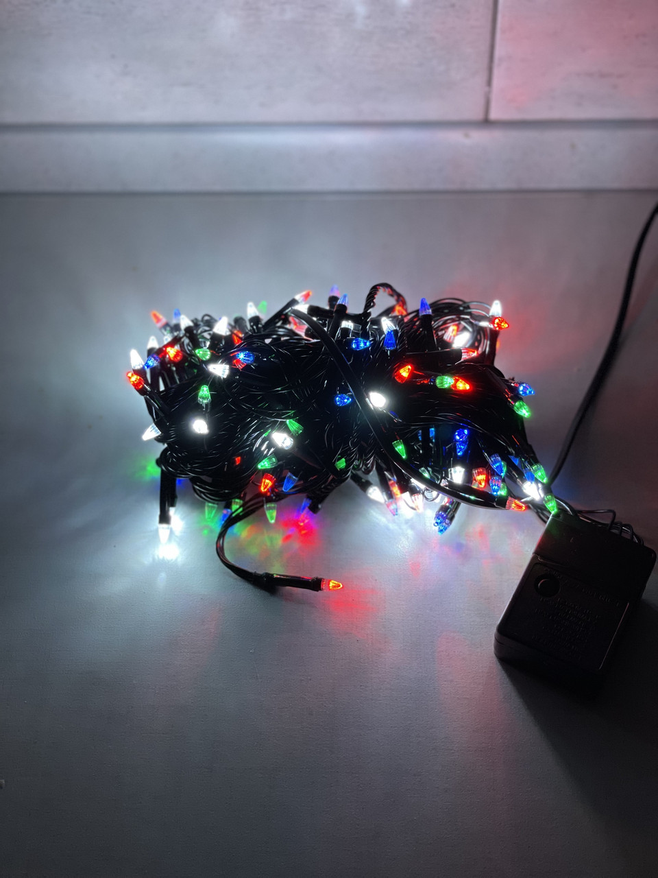 9295 Гирлянда 100LED (mix) чорна, фото 1