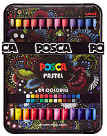Пастель воскова POSCA PASTEL 24 кв