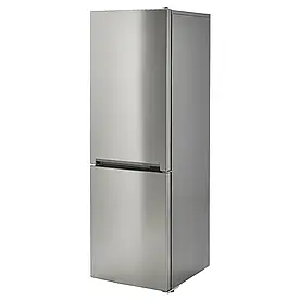 Холодильник/морозильник, IKEA 300 окремий/сталь, 223/120 л VINDÅS (105.680.68) IKEA