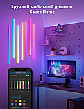 Розумні настінні Світлодіодні LED панелі Govee Glide Music Wall Lights RGBIC 7шт. (синхронізація з музикою), фото 2