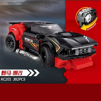 Конструктор BrickCool Спортивний автомобіль (382 деталі, інерція) KC 201