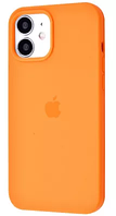 Чохол Silicone Case Full Cover для iPhone 12 mini Papaya