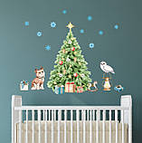 Новорічна Наклейка Ялинка-2, фото 3