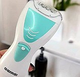 Бездротовий епілятор для вологої та сухої епіляції з 4 насадками для ідеальної гладкої шкіри Gemei, фото 7