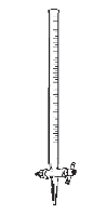 Бюретки мірні з градуюванням і бічним краном