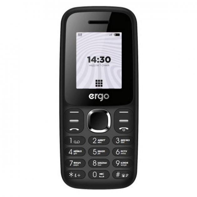 Мобільний телефон Ergo B184 black