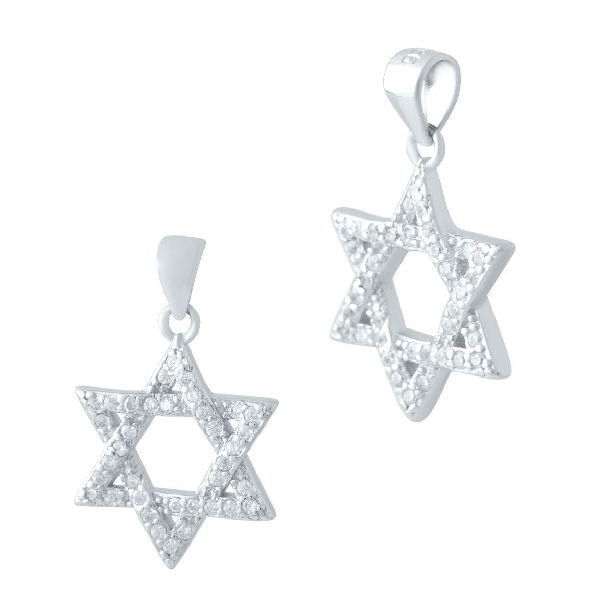 Срібна підвіска Високої якості з фіанітами (2035398), фото 1