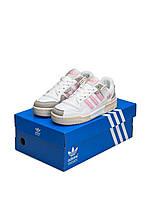 Женские кроссовки Adidas Originals Forum 84 Low White Pink Grey 36