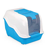 Туалет-бокс для котів NETTA MAXI BLUE 62091, з фільтром, великий, 66х49х50 см