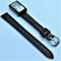 12 мм Кожаный Ремешок для часов CONDOR 386.12.01 Черный Ремешок на часы из Натуральной кожи