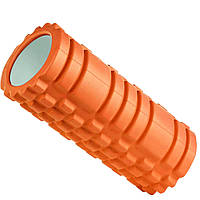 Массажный ролик (роллер) U-POWEX EVA foam roller (33x14см.) Orange SND