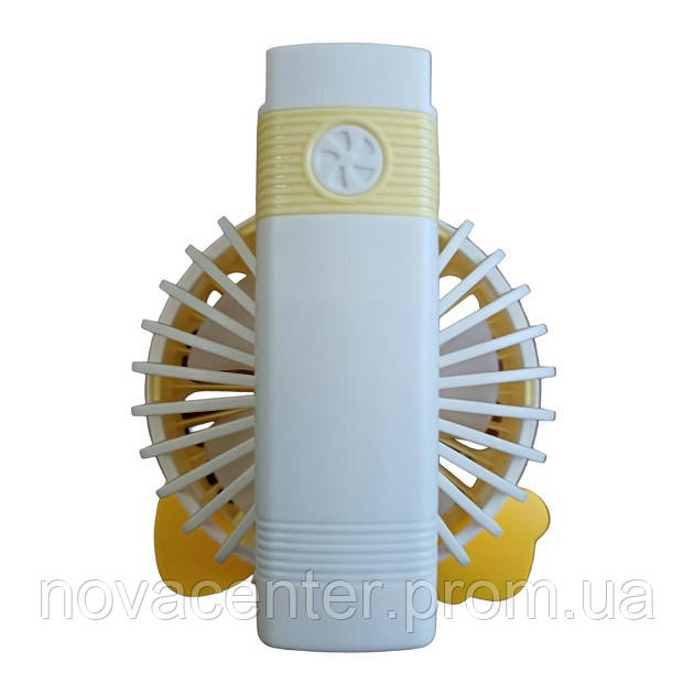 Вентилятор ручной аккумуляторный DianDi Mini Fan SQ-2163 USB Желтый NC, код: 8060099 - фото 5 - id-p2009277581