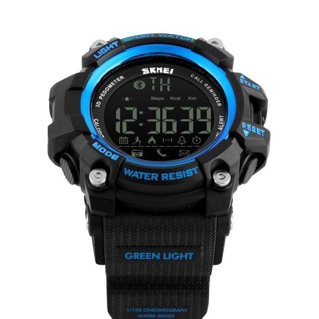 Смарт-часы Skmei 1227 Оrіginal (Blue, 1227BU) | Наручные смарт часы - фото 4 - id-p2009352235