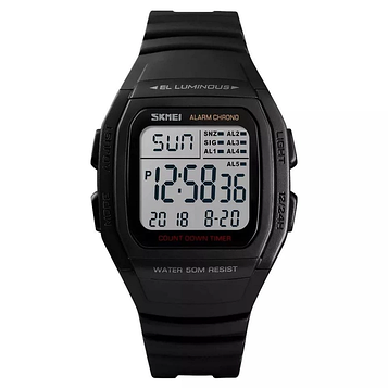 Годинник наручний Skmei 1278 Оrіginal (Black, 1278BK) | Наручний годинник