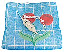 Електричне простирадло з підігрівом 150х120 см Electric blanket (Вишні)/Електропростлин терморегулятором, фото 3