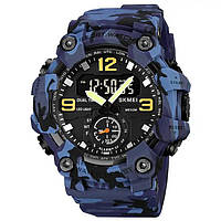 Часы наручные Skmei 1965 Оrіginal (Blue Camo small size, 1965CMBU) | Наручные часы