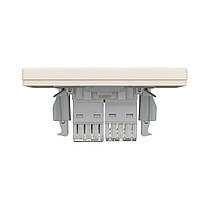 Розетка Schneider Electric Asfora комп'ютерна RJ45 UTP 5E та телефонна RJ12 кремова EPH4900123, фото 6