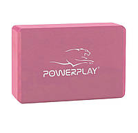 Блок для йоги PowerPlay 4006 Yoga Brick Розовый TOS