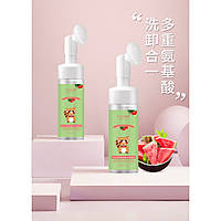 Пенка-мусс для умывания SERSANLOVE Watermelon Amino Acid Cleanser Mousse с арбузным экстрактом 150 мл