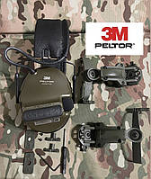 Активные наушники 3M Peltor ComTac XPI + Крепление WOSPORT