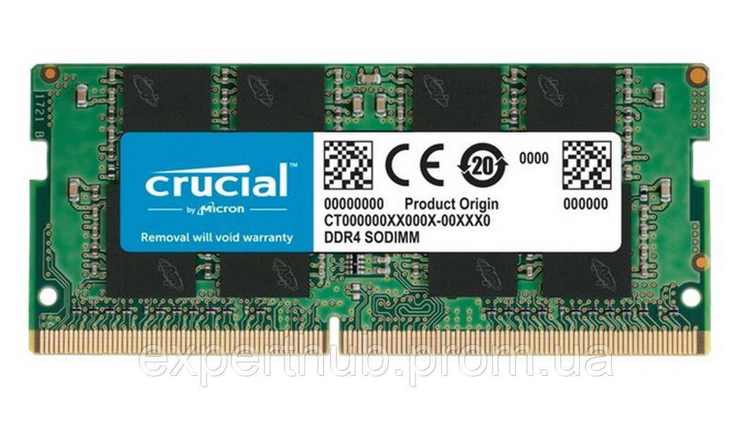 Оперативная память Crucial 16 GB SO-DIMM DDR4 2133 MHz (CT16G4SFD8213) EH, код: 8151193 - фото 1 - id-p2009342133