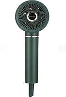 Професійний фен для сушіння та укладання волосся VGR V-431 1800W Green NC, код: 8093885