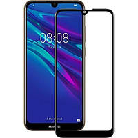 Стекло HUAWEI Y6 2019/Y6 Pro 2019/Y6s/Honor 8A (20D, black) без упаковки