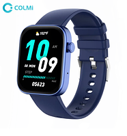 Смарт годинники COLMI P71 /smart watch / Фітнес браслет чорного кольору Синий