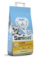 Sanicat Classic Впитывающий наполнитель натуральный без запаха 5л 3,5 кг новая упаковка