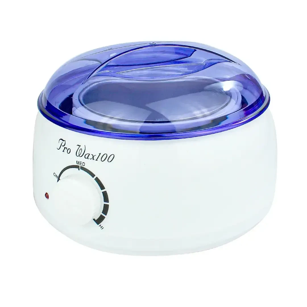 Воскоплав для депіляції банковий PRO-WAX 100 100 Вт потужний нагрівач для воску для дому плівковий віск