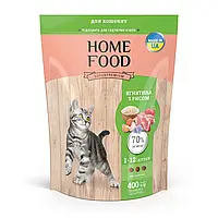 Home Food Хом Фуд Сухий корм для кошенят Ягнятина з рисом 400гр