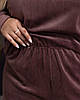Р. 48-70 Жіночий домашній велюровий костюм зі штанами та кофтою великого розміру, фото 7