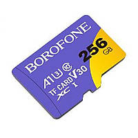 Карта Памяти Borofone MicroSDXC 256gb 10 Class Цвет Фиолетовый