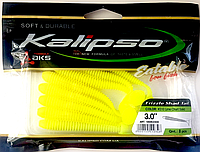 Силиконовая приманка виброхвост Kalipso Frizzle Shad Tail 3 310 LCS 75 мм, 8 шт в упаковке