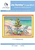 Набір для вишивання за нанесеною на канву схемою  "Christmas tree " .   AIDA 14CT printed, 30*21 см, фото 3