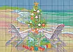 Набір для вишивання за нанесеною на канву схемою  "Christmas tree " .   AIDA 14CT printed, 30*21 см, фото 4
