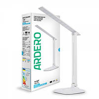 Настольная LED лампа, настольный светодиодный светильник Ardero DE1725ARD 9W 6500K белый