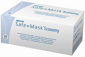 Маска медична тришарова MEDICOM SAFE+MASK ECONOMY (Pink), шт., фото 2