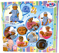 Дитяче реалістичне вінілове немовля Лялька 30 см З аксесуарами