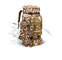 Рюкзак 80 л 70+ 10 л. тактический военный Пиксель туристический экспедиционный походный вместительный