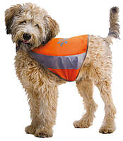 Светоотражающий жилет Croci Visibility для собак, размер L обхват шеи 48 - 62 см, объём груди 64 - 81 см