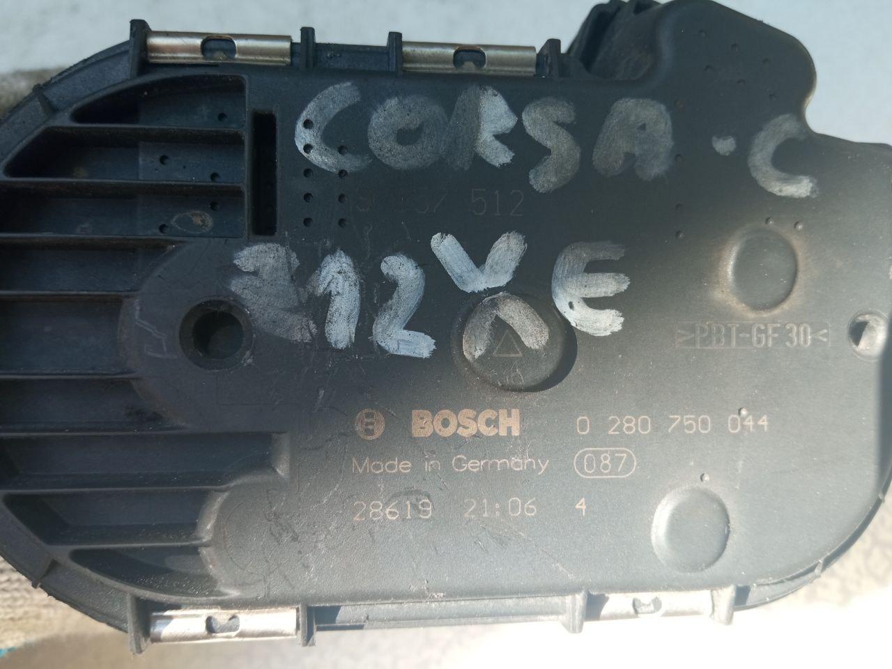 Дросельна заслінка Opel Corsa C Z12XE Bosch 0 280 750 044 / 9157 512 / 0280750044