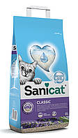 Sanicat Classic Lavender Впитывающий наполнитель натуральный лаванда 8л/5,6 кг эко упаковка