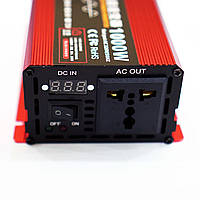 12v в 220v інвертор з чистою синусоїдою 1000W потужний перетворювач напруги Power Inverter, фото 4