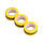 Магнітний спіннер антистрес фітжет Stress refief - Magnetic Ring Жовтий, магнітні кільця, фото 3