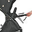 Коляска дитяча El Camino ME 1078 VERSA Clover Black, чорний, фото 9