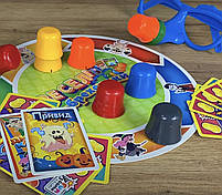 Настільна гра дитяча Веселі побрехеньки 4FUN Game Club", 24 картки, 4 окулярів, 11 ковпачків, в кор 27*27*6см (32777), фото 3