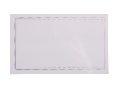 Бейдж-ідентифікатор горизонтальний, пласт., 90х55мм, з метал. кліпом та шпилькою, фото 1